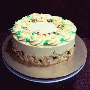 Roasted Almond & Chocolate Cake